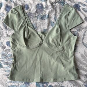 Elegant Sage Green Women's Top